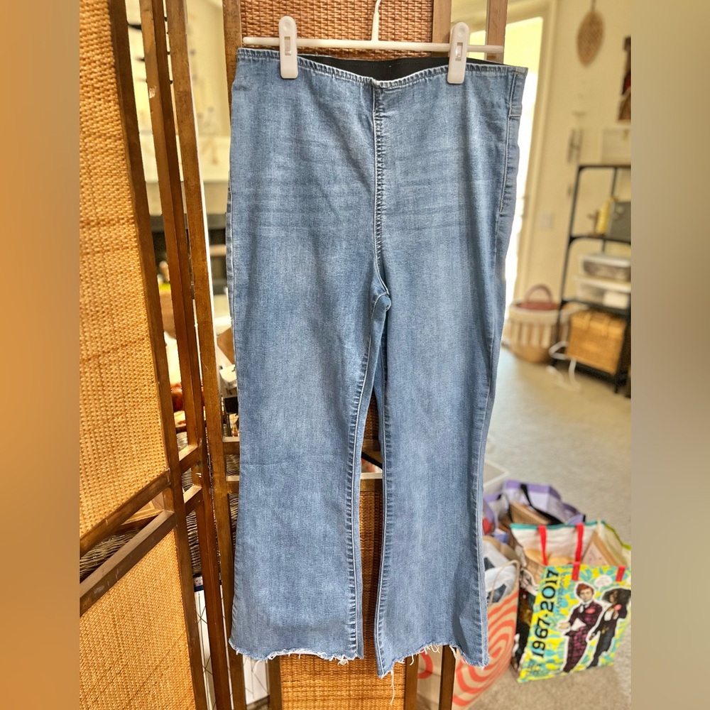 Knox Rose Light Blue Flare Jeans